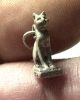 Picture of ANCIENT EGYPT. NEW KINGDOM SMALL SILVER CATAMULET (BASTET). 1400 - 1250 B.C