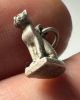 Picture of ANCIENT EGYPT. NEW KINGDOM SMALL SILVER CATAMULET (BASTET). 1400 - 1250 B.C
