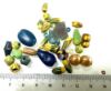 Picture of ANCIENT EGYPT. PTOLEMAIC - ROMAN GLASS BEADS AND AMULETS 300 B.C - 300 A.D