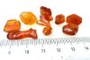 Picture of ANCIENT EGYPT. NEW KINGDOM. CARNELIAN. BROKEN AMULETS AND BEADS 1400 - 1200 B.C