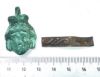 Picture of ANCIENT EGYPT. ROMAN BRONZE PENDANT. MEDUSA. ISLAMIC BRONZE STRIP, 200 - 300 A.D. 1000 A.D (STRIP)