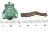 Picture of ANCIENT EGYPT. ROMAN BRONZE PENDANT. MEDUSA. ISLAMIC BRONZE STRIP, 200 - 300 A.D. 1000 A.D (STRIP)