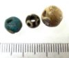 Picture of ANCIENT EGYPT. LOT OF 3 ROMAN EYE GLASS BEADS 100 - 200 A.D