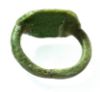 Picture of TUTANKHAMUN'S  NAME: ANCIENT EGYPT. NEW KINGDOM . AMARNA FAIENCE RING.  14TH CENTURY  B.C