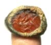 Picture of Graeco-Persian style intaglio set in. silver ring. Bellerophon riding Pegasos . 3RD - 1ST CENTURY B.C