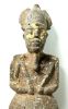 Picture of ANCIENT EGYPT.  PTOLEMAIC 300 - 100 B.C SCHEST STONE GILDED OSIRIS.