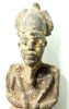 Picture of ANCIENT EGYPT.  PTOLEMAIC 300 - 100 B.C SCHEST STONE GILDED OSIRIS.