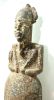 Picture of ANCIENT EGYPT.  PTOLEMAIC 300 - 100 B.C SCHEST STONE GILDED OSIRIS.