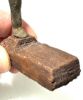 Picture of ANCIENT EGYPT.  BRONZE OSIRIS FIGURINE WITH IT'S WOODEN BASE. 600 - 300 B.C