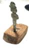 Picture of ANCIENT EGYPT.  BRONZE OSIRIS FIGURINE WITH IT'S WOODEN BASE. 600 - 300 B.C