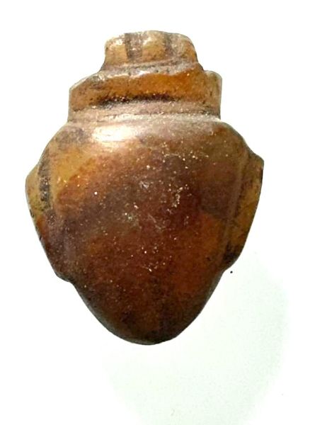 Picture of ANCIENT EGYPT. STONE HEART AMULET. NEW KINGDOM 1250 B.C