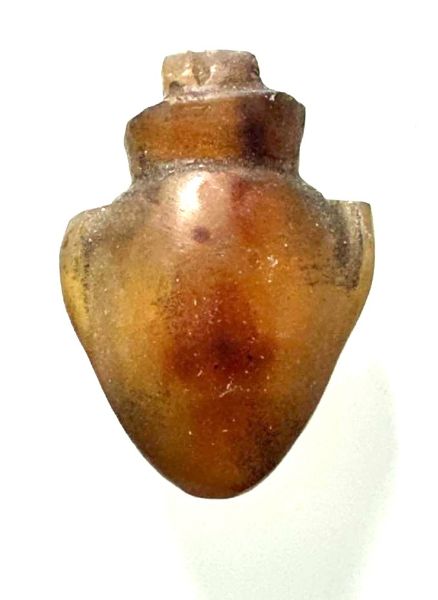 Picture of ANCIENT EGYPT. STONE HEART AMULET. NEW KINGDOM 1250 B.C