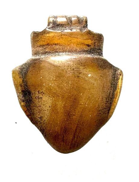 Picture of ANCIENT EGYPT. STONE HEART AMULET. NEW KINGDOM 1250 B.C