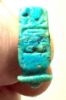 Picture of ANCIENT EGYPT. NEW KINGDOM . AMARNA FAIENCE RING.  14TH CENTURY  B.C. 