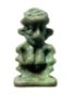 Picture of ANCIENT EGYPT. LATE DYNASTY FAIENCE AMULET OF POTAIKOS. 600-300 B.C