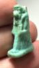 Picture of ANCIENT EGYPT. LATE DYNASTY FAIENCE AMULET OF HORUS. 600-300 B.C