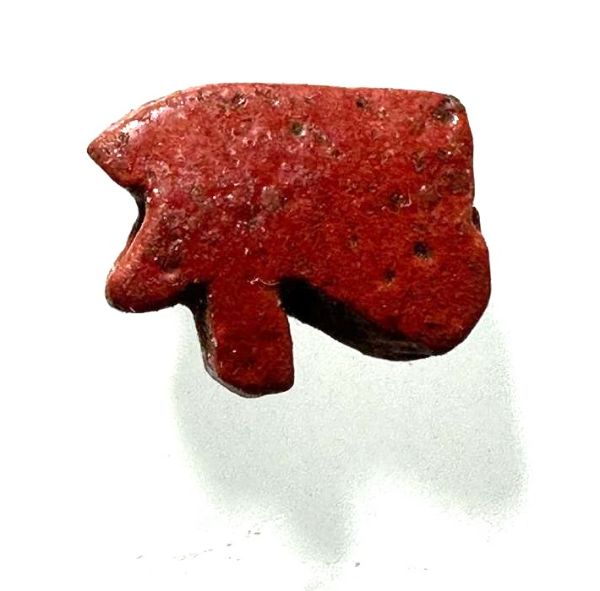 Picture of ANCIENT EGYPT. NEW KINGDOM FAIENCE EYE OF HORUS. TINY. 1400 - 1200 B.C