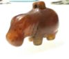 Picture of ANCIENT EGYPT.  CARNELIAN STONE FIGURE OF A HIPPOPOTAMOUS  . NEW KINGDOM 1400 1250 B.C