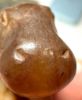 Picture of ANCIENT EGYPT.  CARNELIAN STONE FIGURE OF A HIPPOPOTAMOUS  . NEW KINGDOM 1400 1250 B.C