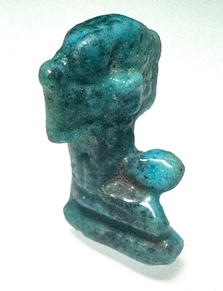 Picture of ANCIENT EGYPT. LATE DYNASTY FAIENCE AMULET OF SHU. 600-300 B.C