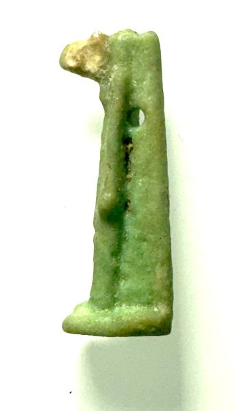 Picture of ANCIENT EGYPT.  FAIENCE THOTH AMULET. 600 - 300 B.C