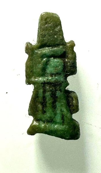 Picture of ANCIENT EGYPT.  FAIENCE  AMULET OF SHU. 600 - 300 B.C