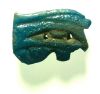 Picture of ANCIENT EGYPT.  FAIENCE  EYE OF HORUS  AMULET . 1400 - 1200 B.C