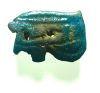 Picture of ANCIENT EGYPT.  FAIENCE  EYE OF HORUS  AMULET . 1400 - 1200 B.C