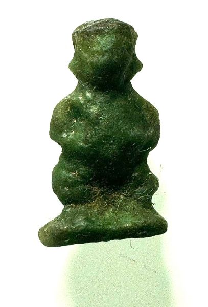 Picture of ANCIENT EGYPT.  FAIENCE  POTAIKOS  AMULET . 600 - 300 B.C