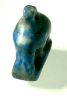 Picture of ANCIENT EGYPT.  LAPIS LAZULI  AMULET OF A HIPPOPOTAMUS . 600 - 300 B.C