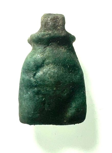 Picture of ANCIENT EGYPT.  FAIENCE  HATHOR AMULET . 600 - 300 B.C