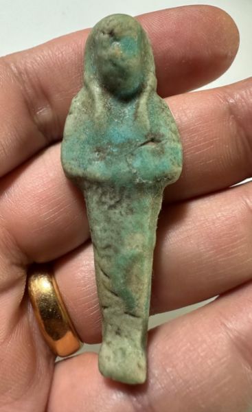 Picture of   Ancient Egypt. FAIENCE USHABTI.  600 - 300 B.C