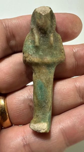 Picture of Ancient Egypt. FAIENCE USHABTI.  600 - 300 B.C