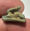 Picture of ANCIENT EGYPT.  FAIENCE HARE AMULET. 600 - 300 B.C. 