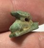 Picture of ANCIENT EGYPT.  FAIENCE HARE AMULET. 600 - 300 B.C. 