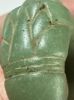 Picture of ANCIENT EGYPT. LARGE NEW KINGDOM. FELDSPAR STONE RING WITH SCARAB. LOTUS FLOWERS ON SIDES.  1400 - 1250 B.C