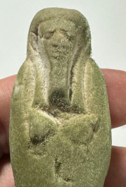Picture of ANCIENT EGYPT. 26TH DYNASTY. FAIENCE USHABTI. 600 - 300 B.C FOR A PRIEST