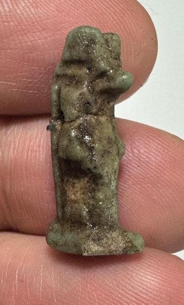 Picture of ANCIENT  EGYPT. FAIENCE AMULET. ANUBIS. 600 - 300 B.C