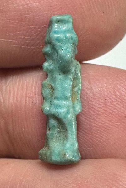 Picture of  ANCIENT  EGYPT. FAIENCE AMULET. ANUBIS. 600 - 300 B.C