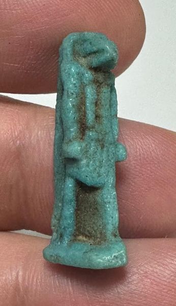 Picture of  ANCIENT  EGYPT. FAIENCE AMULET. THOTH . 600 - 300 B.C