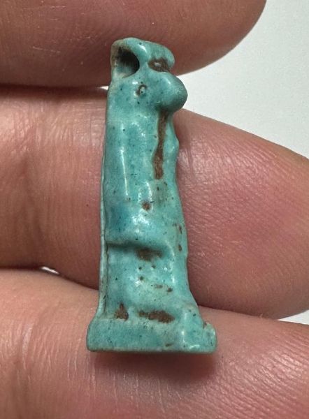 Picture of  ANCIENT  EGYPT. FAIENCE AMULET. THOTH . 600 - 300 B.C