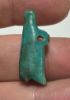 Picture of ANCIENT EGYPT -   FAIENCE OSIRIS CROWN  AMULET - 600 B.C.