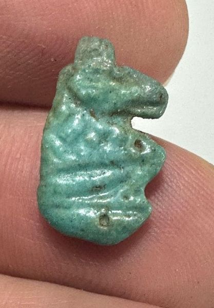 Picture of ANCIENT EGYPT - FAIENCE TAWERET AMULET . 600 - 300 B.C
