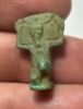 Picture of ANCIENT EGYPT - FAIENCE SHU AMULET . 600 - 300 B.C