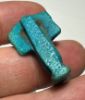 Picture of ANCIENT EGYPT - FAIENCE SHU AMULET . 600 - 300 B.C