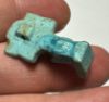 Picture of ANCIENT EGYPT - FAIENCE SHU AMULET . 600 - 300 B.C