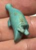 Picture of  ANCIENT EGYPT -   FAIENCE OSIRIS CROWN  AMULET - 600 B.C.