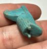 Picture of ANCIENT EGYPT-  FAIENCE CROWN OF LOWER EGYPT AMULET. 600 B.C