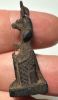 Picture of ANCIENT EGYPT.  WOOD AMULET OF ANUBIS. 400 - 300 B.C