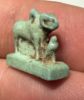 Picture of ANCIENT EGYPT-  FAIENCE AMULET. RAM WITH HORUS . 600 - 300 B.C